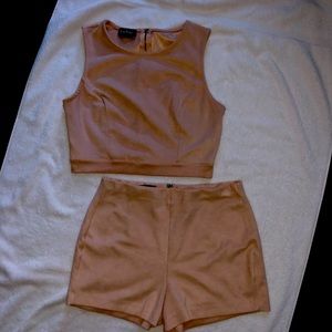 Bebe: Beige Casual Matching Set (Medium)